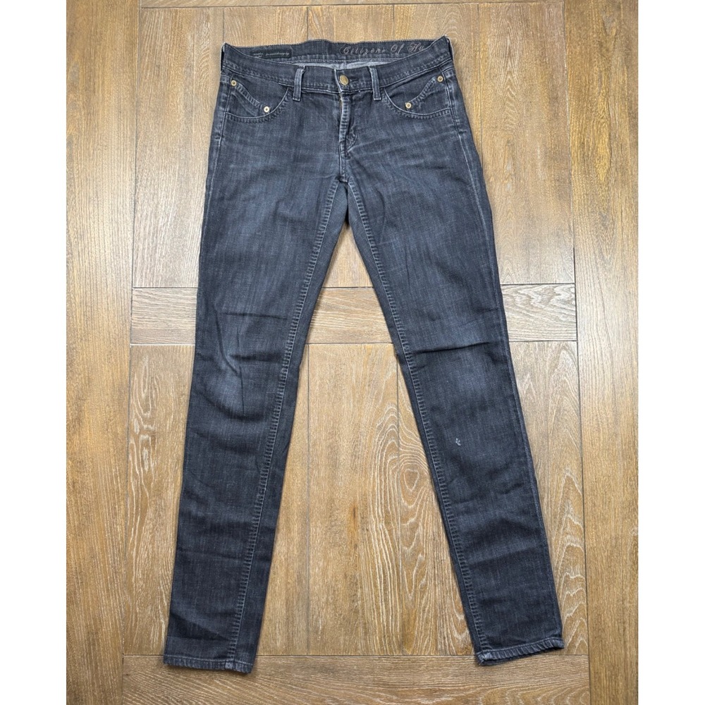 Citizens of Humanity Avedon Skinny Jeans Women 28 Black Low Rise Stretch